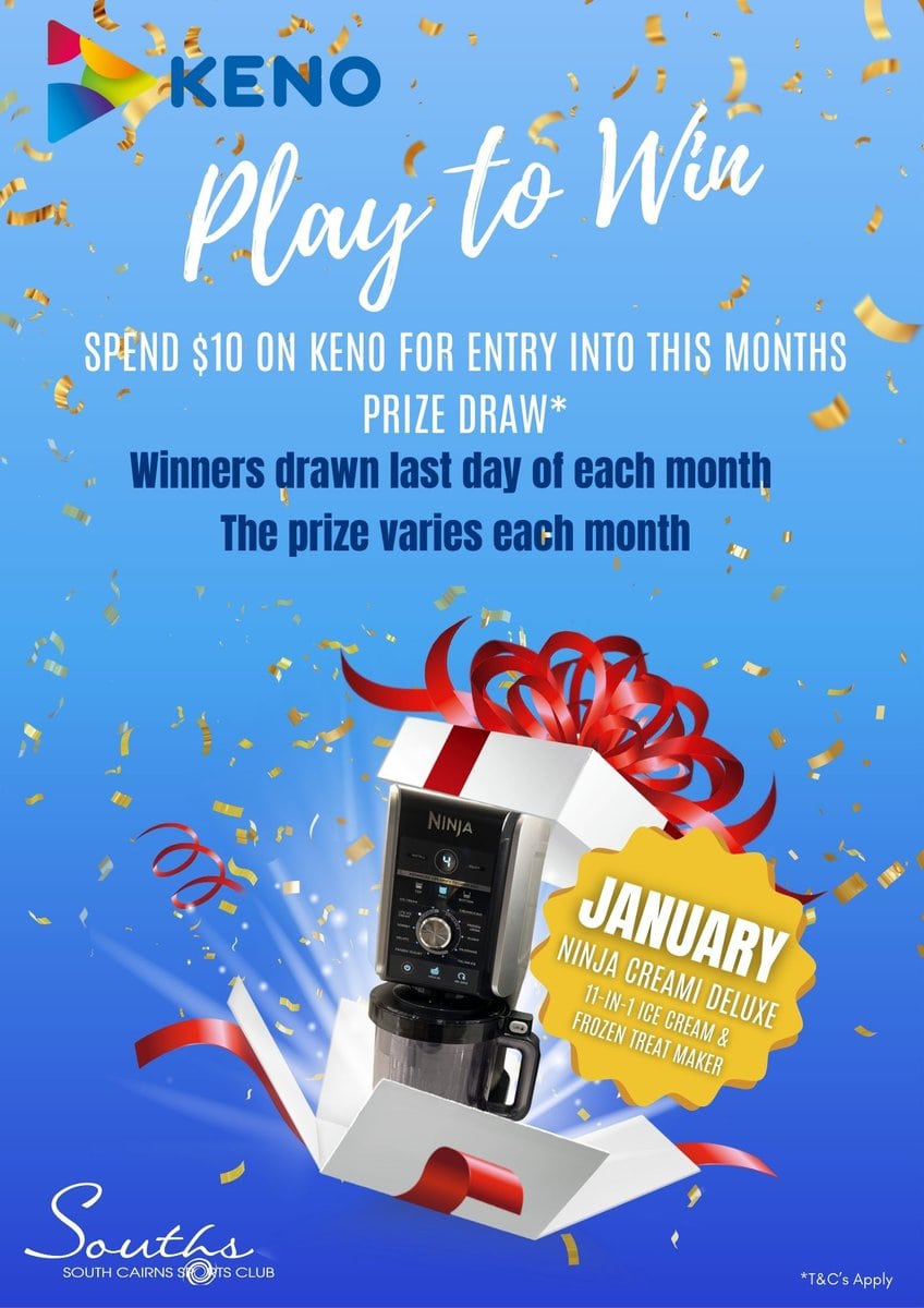 keno play to win ninja creami deluxe